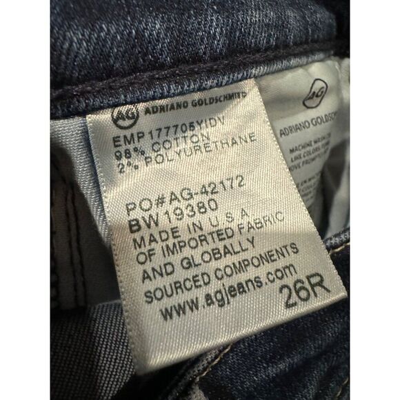 AG Adriano Goldschmied The Farrah Skinny Ankle High Rise Jean 26 - Picture 3 of 9